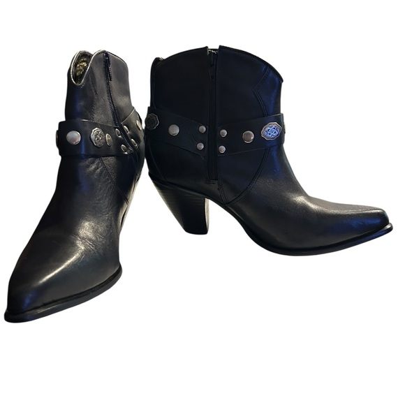 Durango Shoes - Durango Women’s Black Size 7.5M Harness Boot - Motorcycle Western
